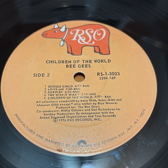 Bee Gees - “Children Of The World” Vinyl LP Record Disco Funk - Picture 8 of 9